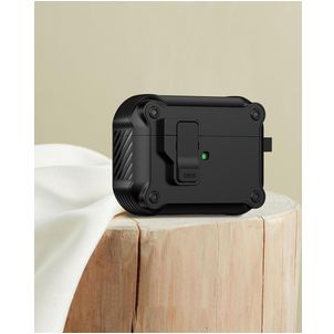 Mobigear Armor Clip Apple AirPods Pro 3 Hülle - Schwarz