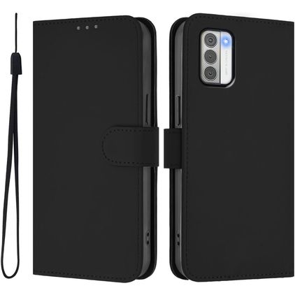 Mobigear Urban Wallet Nokia G42 Klapphülle Portemonnaie - Schwarz
