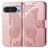 Mobigear Butterfly Google Pixel 10 Pro XL Hülle Klapphülle Geldbörse - Roségold