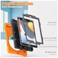 Mobigear SureGrip XGuard iPad 8 (2020) Stoßfeste Hardcase Hülle + Stifthalter + Schulterträger + Ständer - Orange