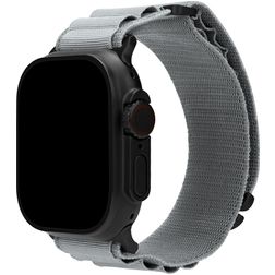 Mobilize Alpine Nylon Apple Watch Armband Dornschließe - 42/41/40/38 mm - Light Grey