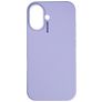 Nudient Base iPhone 16 Plus Silikon Hülle Backcover - Soft Purple