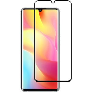 Mobigear Premium Xiaomi Mi Note 10 Lite Panzerglas Gehärtetes Glas Displayschutz - Hüllenfreundlich - Schwarz