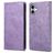 Mobigear Wallet iPhone 16 Plus Hülle Klapphülle Geldbörse - Lila