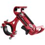 Mobigear Alloy Fixing Fahrradhalterung / Motorradhalterung Lenkerhalterung Klemme Universal - Rot