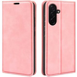Mobigear Retro Slim Samsung Galaxy A27 Hülle Klapphülle Geldbörse - Pink