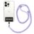 Mobigear Lanyard Verstellbare Universal-Handykette - Lila / Weiß