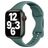 Mobigear Sport Slim Silikon Apple Watch Armband Drückerschließe - 49/46/45/44 mm - Grün