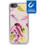My Style Magneta iPhone 8 Hülle Flexibles TPU Backcover - Feathers