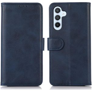 Mobigear Wallet Samsung Galaxy A17 Hülle Klapphülle Geldbörse - Blau