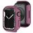 Mobigear Colors Dünn Apple Watch - 45 mm Hardcase Hülle - Weinrot