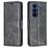 Mobigear Excellent Samsung Galaxy A37 Hülle Klapphülle Geldbörse - Schwarz