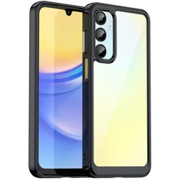 Mobigear Crystal Samsung Galaxy A16 Hülle Hardcase Backcover - Schwarz