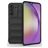 Mobigear Bumpy Samsung Galaxy A56 Hülle Flexibles TPU Backcover - Schwarz