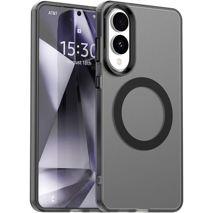 Mobigear Shockproof Samsung Galaxy S25 Edge MagSafe Hülle Hardcase Backcover - Schwarz