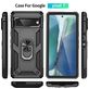 Mobigear Armor Ring Google Pixel 7 Hülle Hardcase Backcover Stoßfest mit Ringhalter - Blau