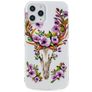 Mobigear Design iPhone 12 Pro Max Hülle Flexibles TPU Backcover - Blumen