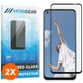 Mobigear Premium OPPO A52 Panzerglas Gehärtetes Glas Displayschutz - Hüllenfreundlich - Schwarz (2er Pack)