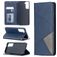 Mobigear Rhombus Slim Samsung Galaxy S21 Hülle Klapphülle - Blau