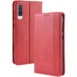 Mobigear Sensation Samsung Galaxy A50 Hülle Klapphülle Geldbörse - Rot Mobigear Sensation Samsung Galaxy A50 Hülle Klapphülle Geldbörse - Rot