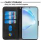 Mobigear Zipper Samsung Galaxy S20 Plus Hülle Klapphülle Geldbörse - Schwarz