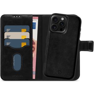 Mobilize MagSafe Gelly Wallet iPhone 16 Pro Max MagSafe Hülle Abnehmbare 2in1 Klapphülle Geldbörse - Schwarz