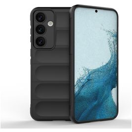 Mobigear Bumpy Samsung Galaxy S24 Plus Hülle Flexibles TPU Backcover - Schwarz