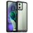 Mobigear Crystal Motorola Moto G54 Hülle Hardcase Backcover - Schwarz