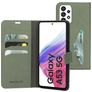 Mobiparts Classic Wallet Samsung Galaxy A53 Hülle Klapphülle Geldbörse - Stone Green