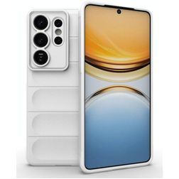 Mobigear Bumpy Samsung Galaxy S26 Ultra Hülle Flexibles TPU Backcover - Weiß