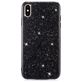 Mobigear Glitter iPhone XR Hülle Hardcase Backcover - Schwarz