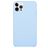 Mobigear Rubber Touch iPhone 15 Pro Silikon Hülle Backcover - Blau