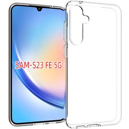 Mobigear Basics Durchsichtig Samsung Galaxy S23 FE Hülle Flexibles TPU Backcover - Transparent