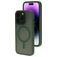 Mobiparts Hardcover iPhone 14 Pro MagSafe Hülle Hardcase Backcover - Satin Green