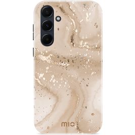 MIO Samsung Galaxy A55 MagSafe Hülle Hardcase Backcover - Gold Marble