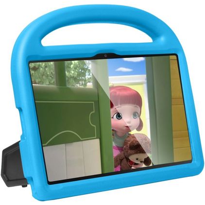 Mobigear Buddy Samsung Galaxy Tab A7 (2020) Tablet Hülle für Kinder mit Tragegriff - Blau