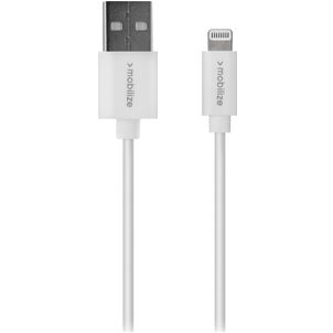 Mobilize USB-A auf Apple Lightning MFI Kabel 1 Meter - Weiß