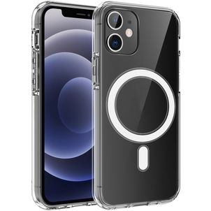 Mobigear Crystal Durchsichtig iPhone 12 MagSafe Hülle Hardcase Backcover - Transparent
