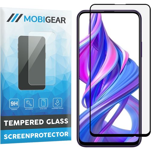 Mobigear Premium HONOR 9X Panzerglas Gehärtetes Glas Displayschutz - Hüllenfreundlich - Schwarz