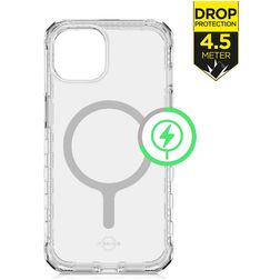 ITSkins SupremeMagClear-R Durchsichtig iPhone 14 Plus MagSafe Hülle Hardcase Backcover Stoßfest - Transparent