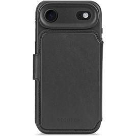 Decoded Detachable Wallet iPhone Air MagSafe Hülle Echtes Leder Abnehmbare 2in1 Klapphülle Geldbörse - Schwarz
