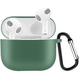 Mobigear Classic Apple AirPods 3 Hülle Flexibles Silikon - Grün