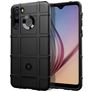 Mobigear Rugged Shield Samsung Galaxy A21 Hülle Flexibles TPU Backcover Stoßfest - Schwarz