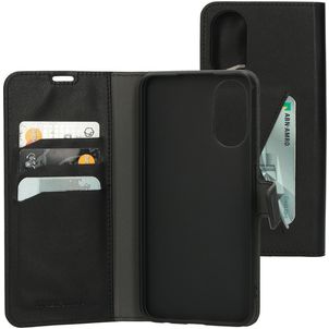 Mobiparts Classic Wallet OPPO A17 Hülle Klapphülle Geldbörse - Schwarz