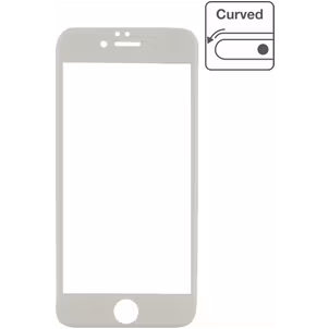 Mobilize Premium iPhone 6 Panzerglas Gehärtetes Glas Displayschutz - Weiß