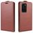 Mobigear Huawei P40 Hülle Flipcase - Braun