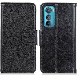 Mobigear Classy Motorola Edge 30 Hülle Klapphülle Geldbörse - Schwarz