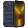 Mobigear Bumpy iPhone 14 Pro Hülle Flexibles TPU Backcover - Dunkelblau