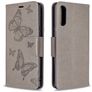 Mobigear Butterfly Sony Xperia L4 Hülle Klapphülle Geldbörse - Grau