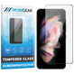 Mobigear Premium Samsung Galaxy S23 Panzerglas Gehärtetes Glas Displayschutz - Hüllenfreundlich - Schwarz